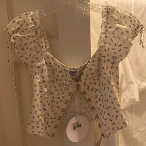 princess polly flower crop top